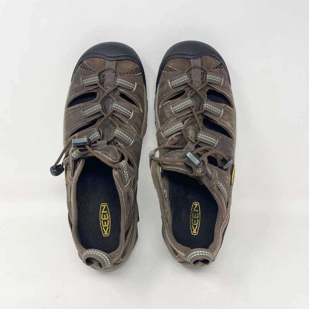 Keen Arroyo II Waterproof Hiking Sandals‎ Mens 8.5 Brown Leather Outdoor Water